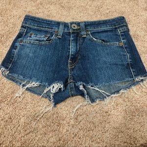 Levi’s Dark Denim Shorts